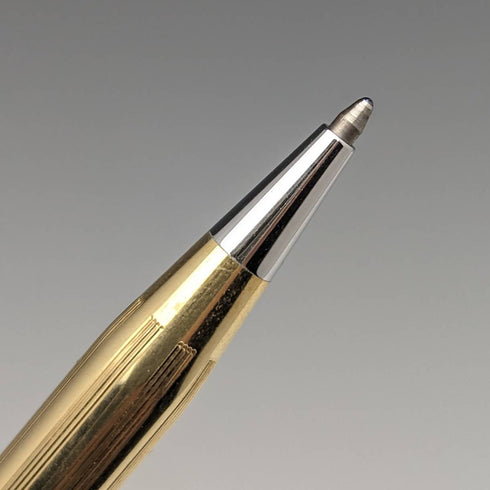 Vintage Cross (CROSS) gold-filled ballpoint pen and pencil set in case